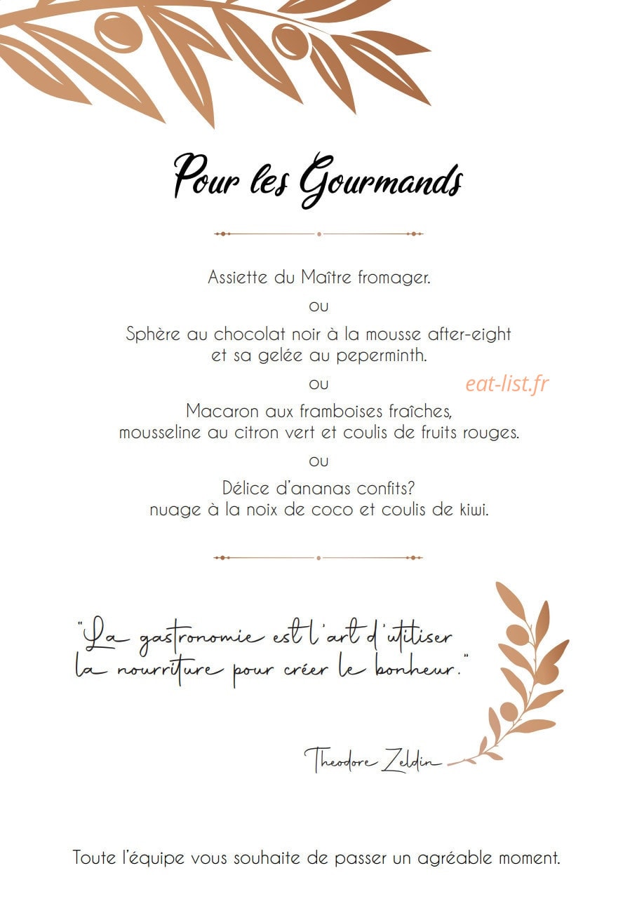 Le Moulin des Sens — carte page 2