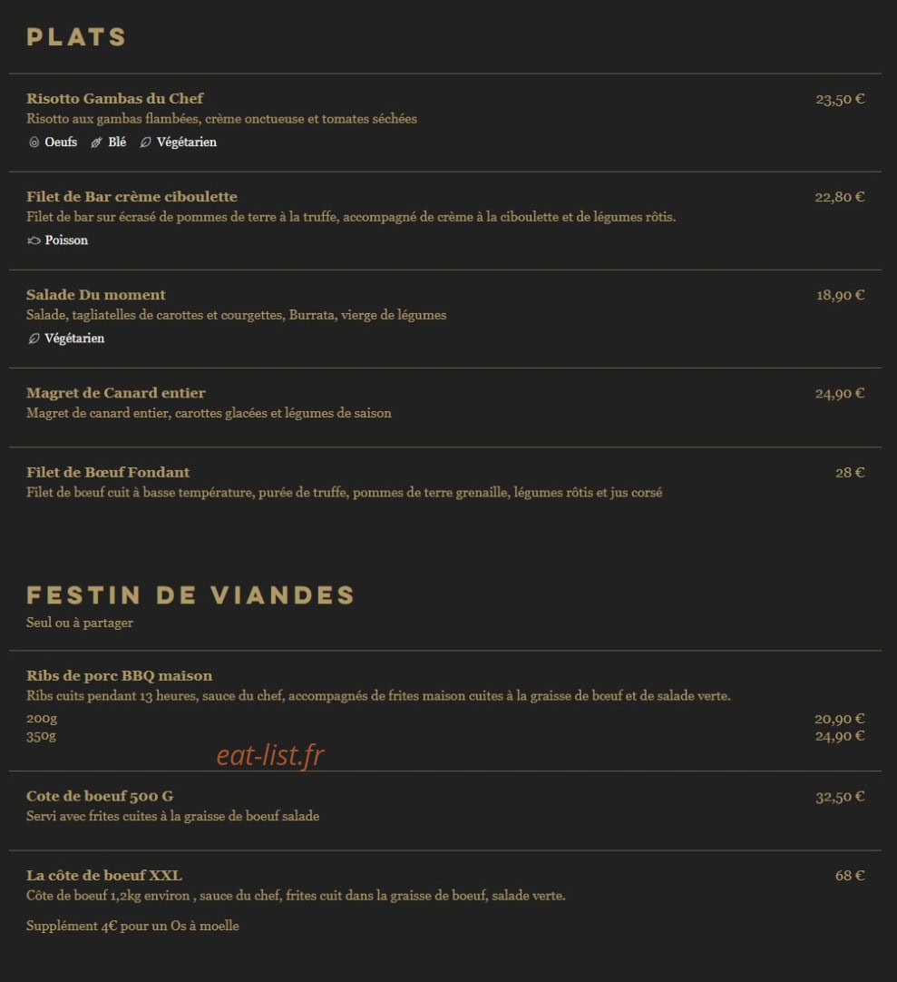 Le Quattuor — carte page 2