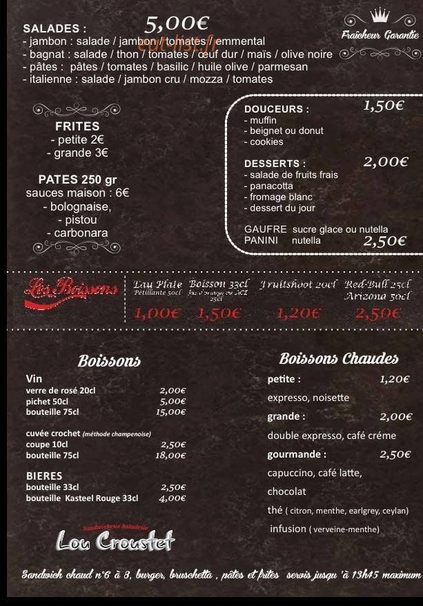 Lou croustet — carte page 1