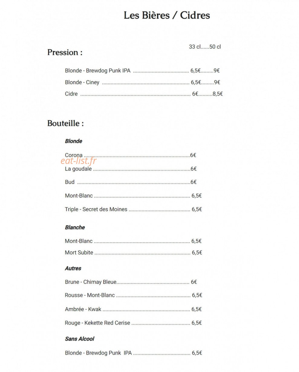 Maverick & Co — carte page 2