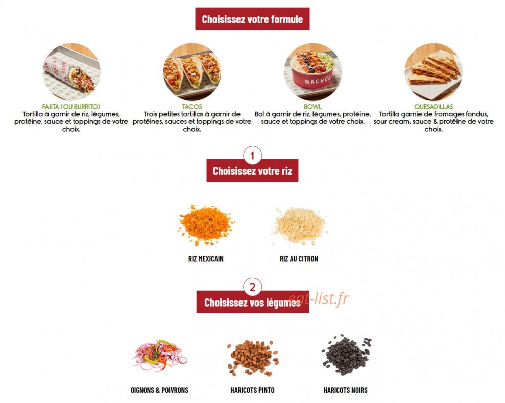 Nachos — carte page 1