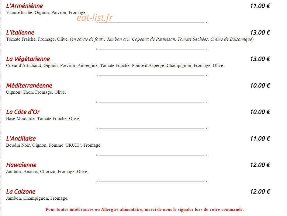 Ô Petit Cabanon — carte page 2