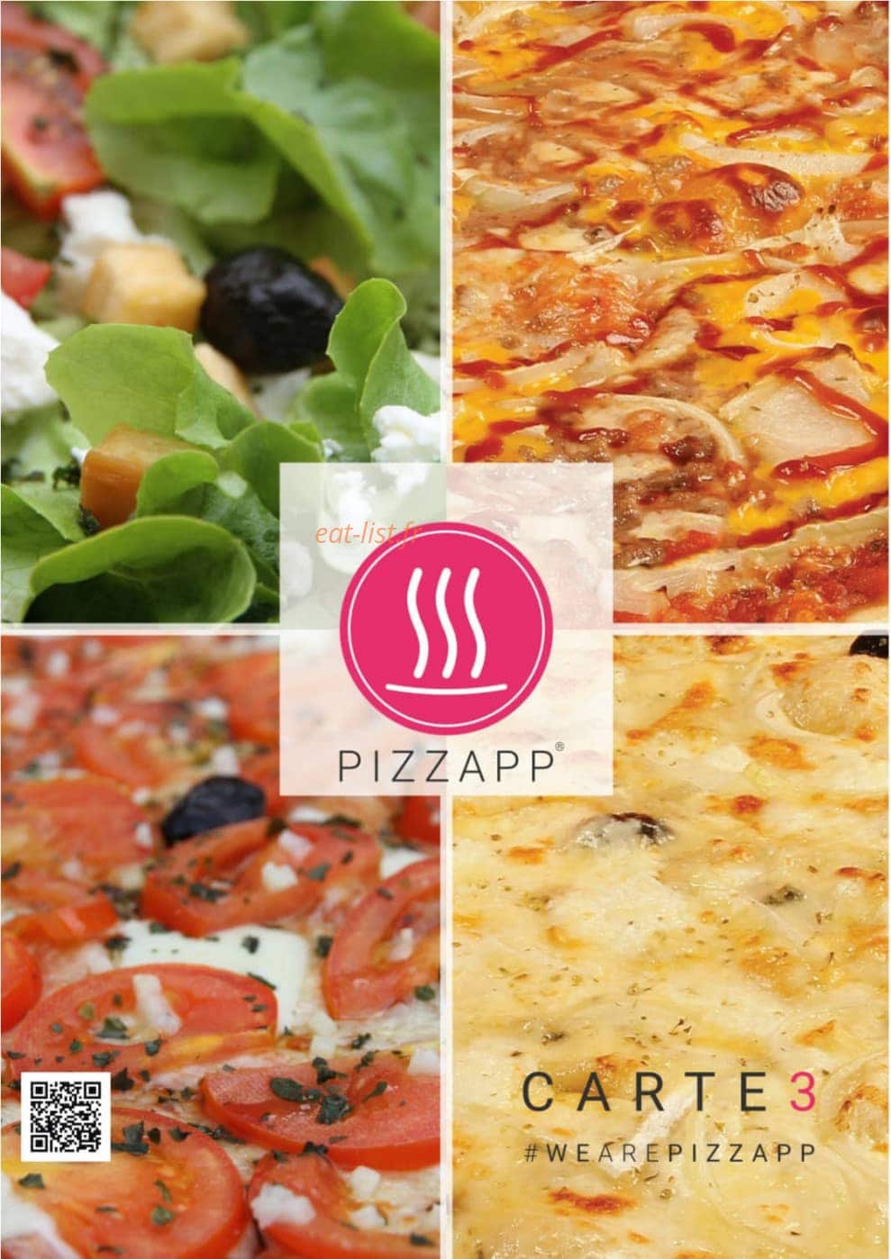 PizzAp — carte page 1