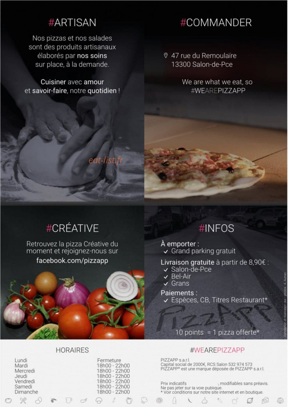 PizzAp — carte page 4