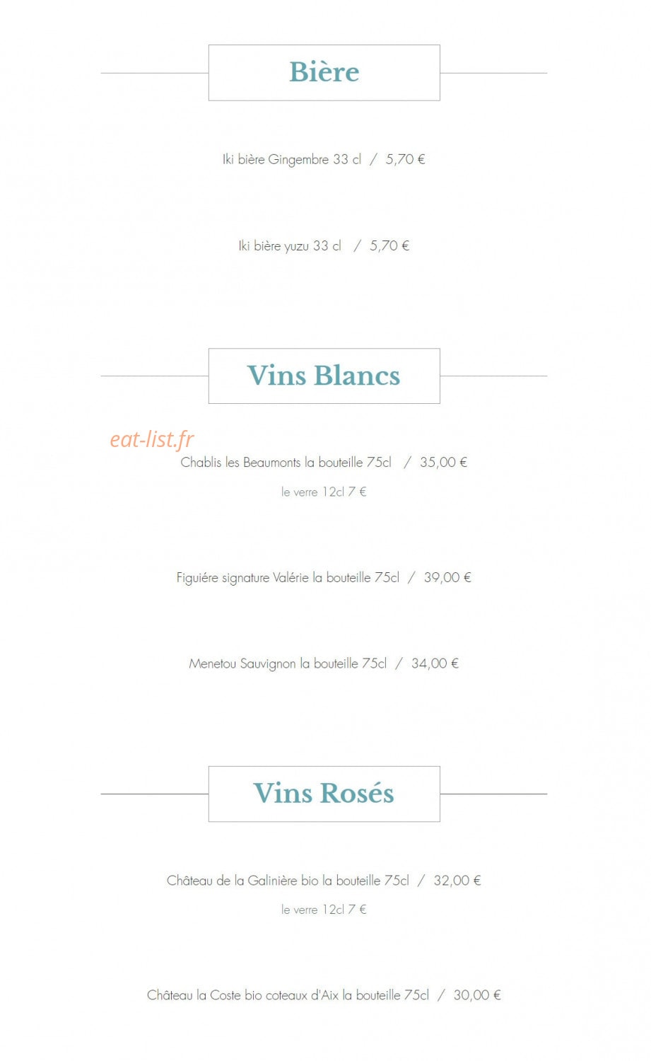 Saveurs de cuisine — carte page 3