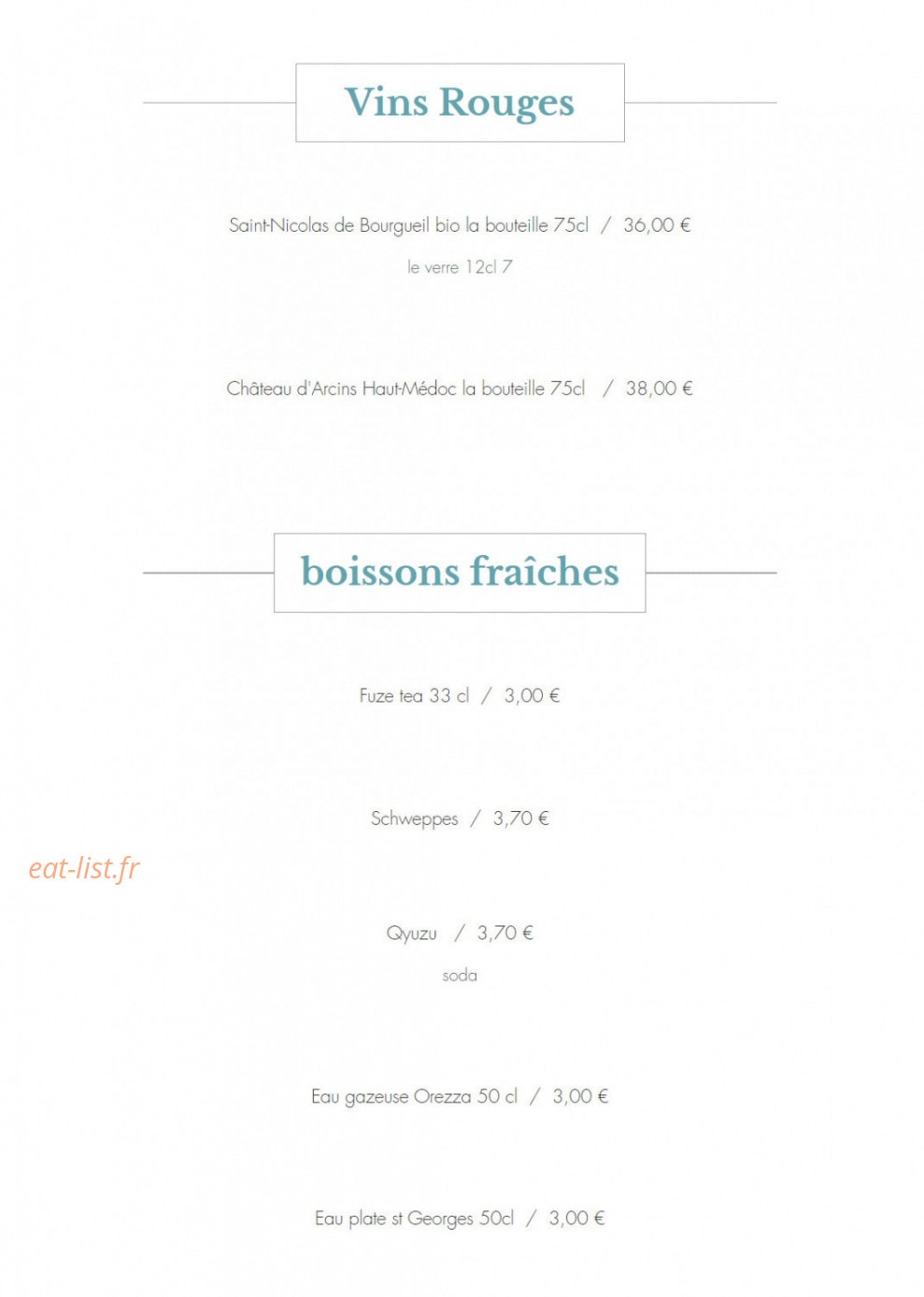 Saveurs de cuisine — carte page 4