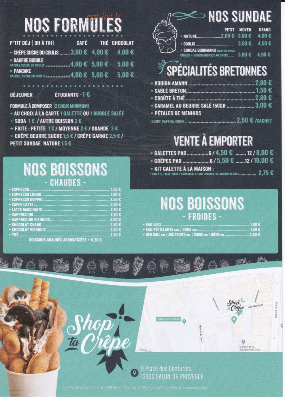 Shop ta crêpe — carte page 2