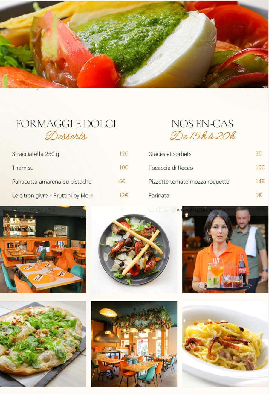 Trattoria Salone — carte page 2