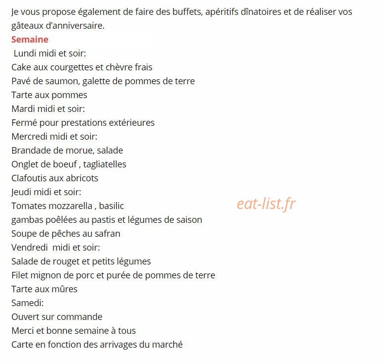 2M Restauration — carte page 1