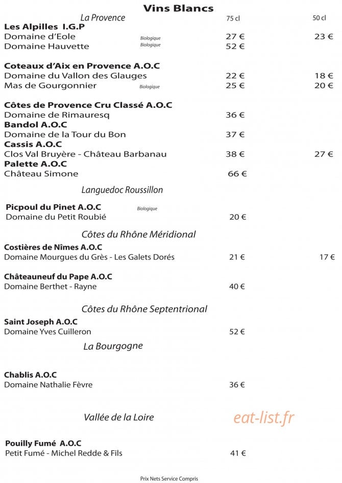 Ô Fil de l'Eau — carte page 4