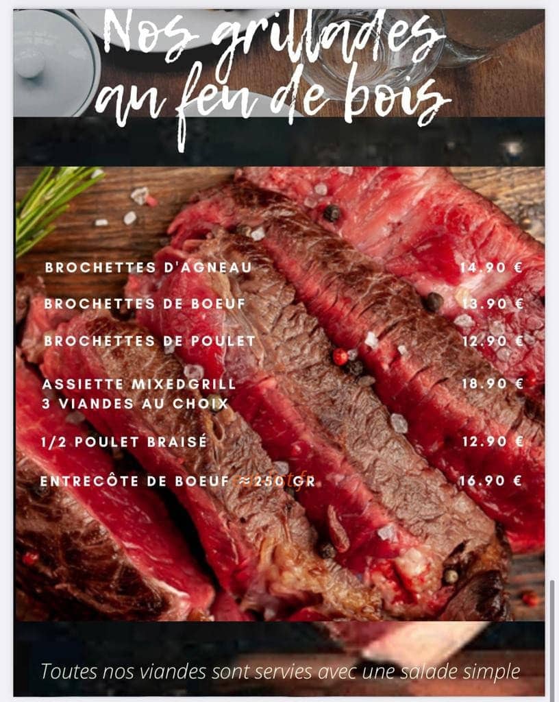 Palace grill — carte page 5