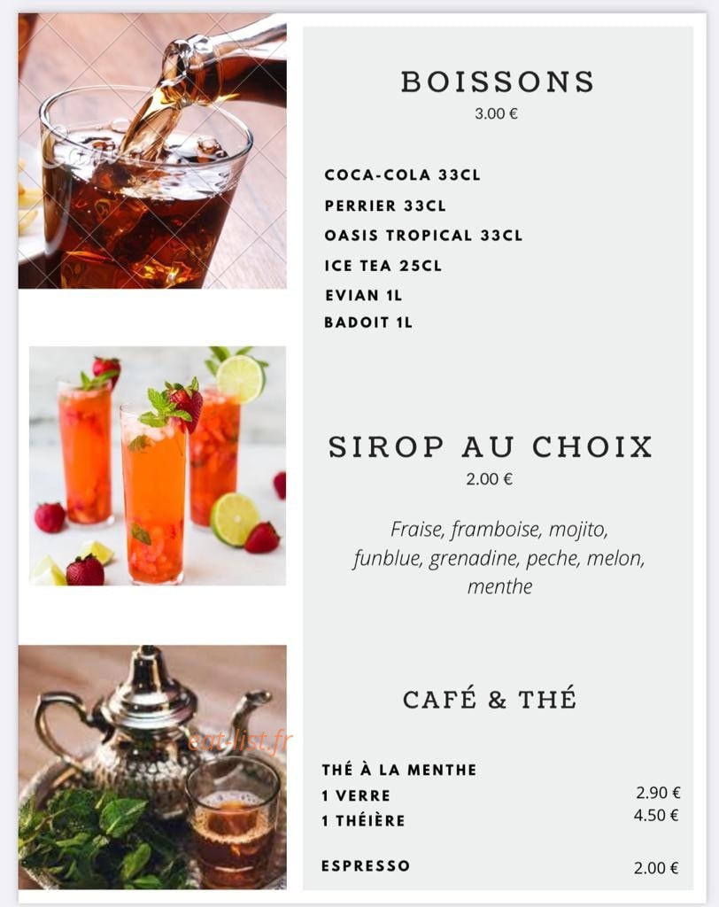 Palace grill — carte page 9