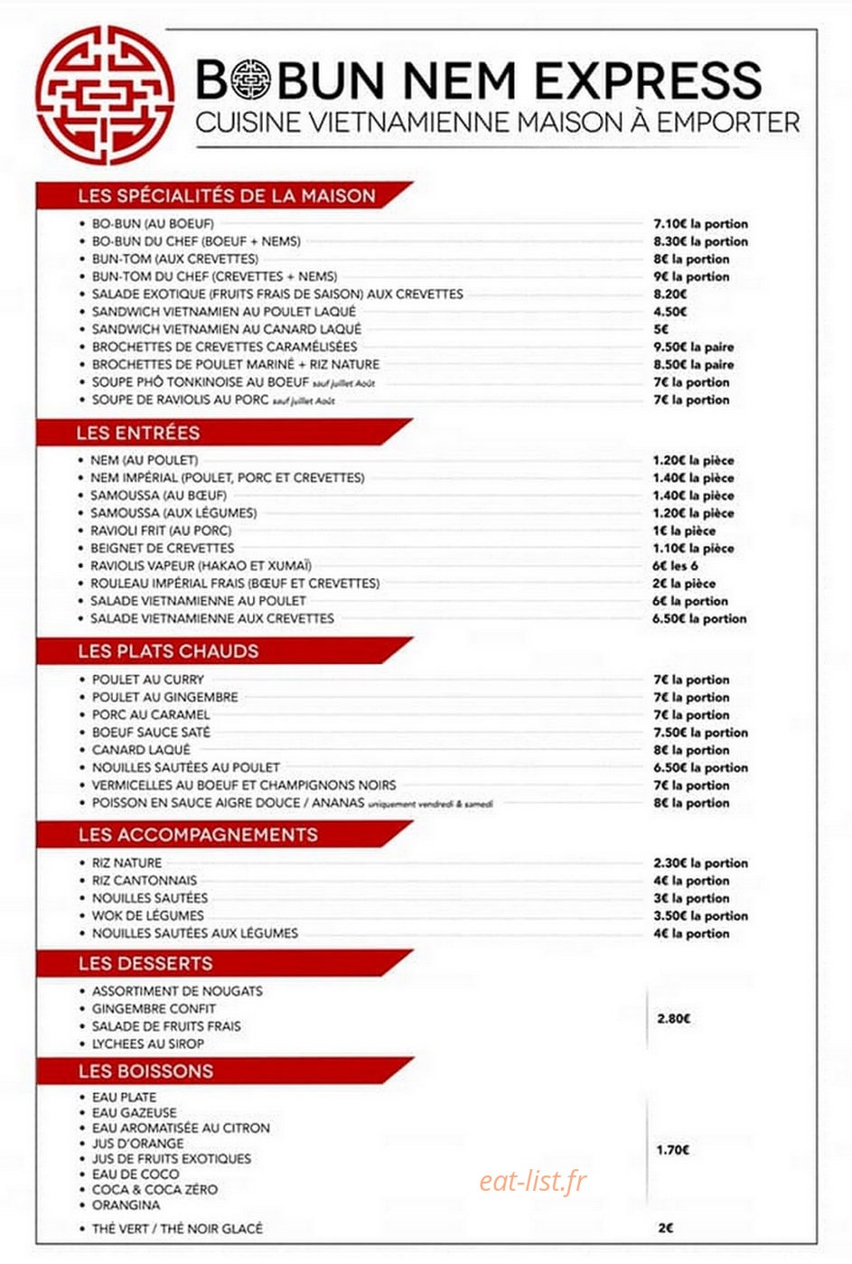 Bobun Nem Express — carte page 1