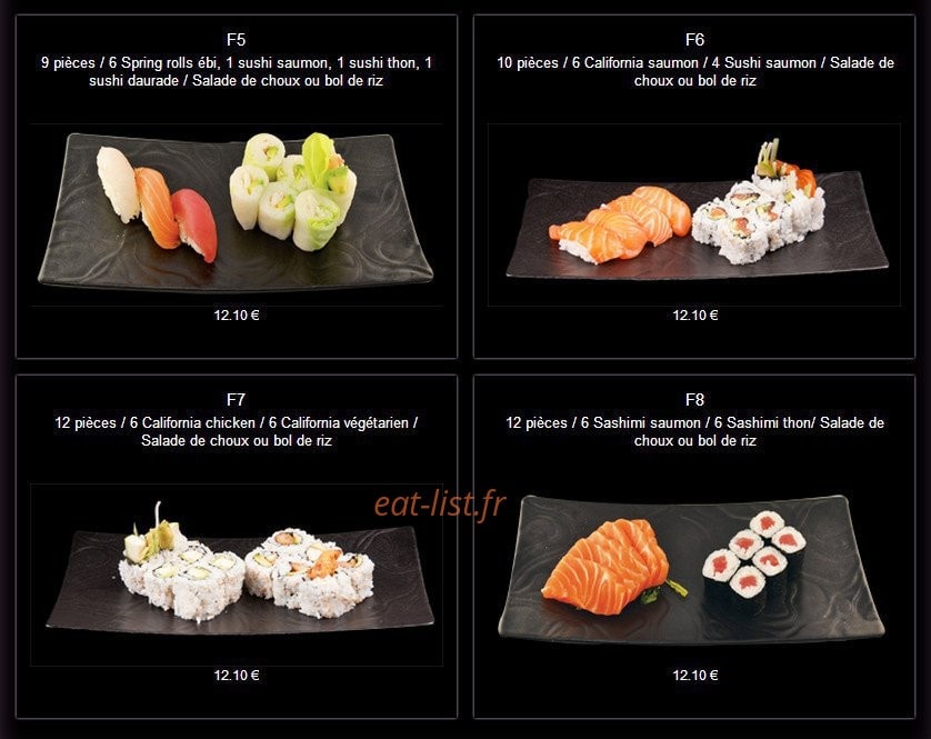 Enjoy Sushi — carte page 25