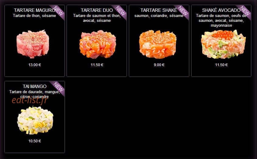 Enjoy Sushi — carte page 13