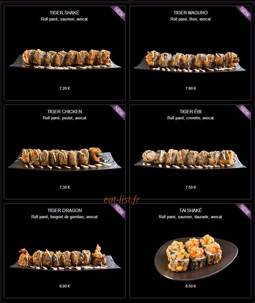 Enjoy Sushi — carte page 14