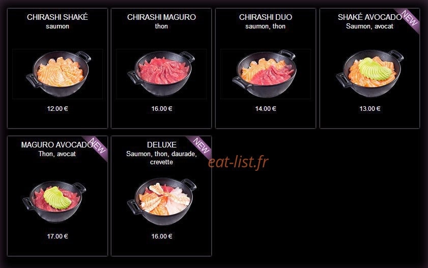 Enjoy Sushi — carte page 2