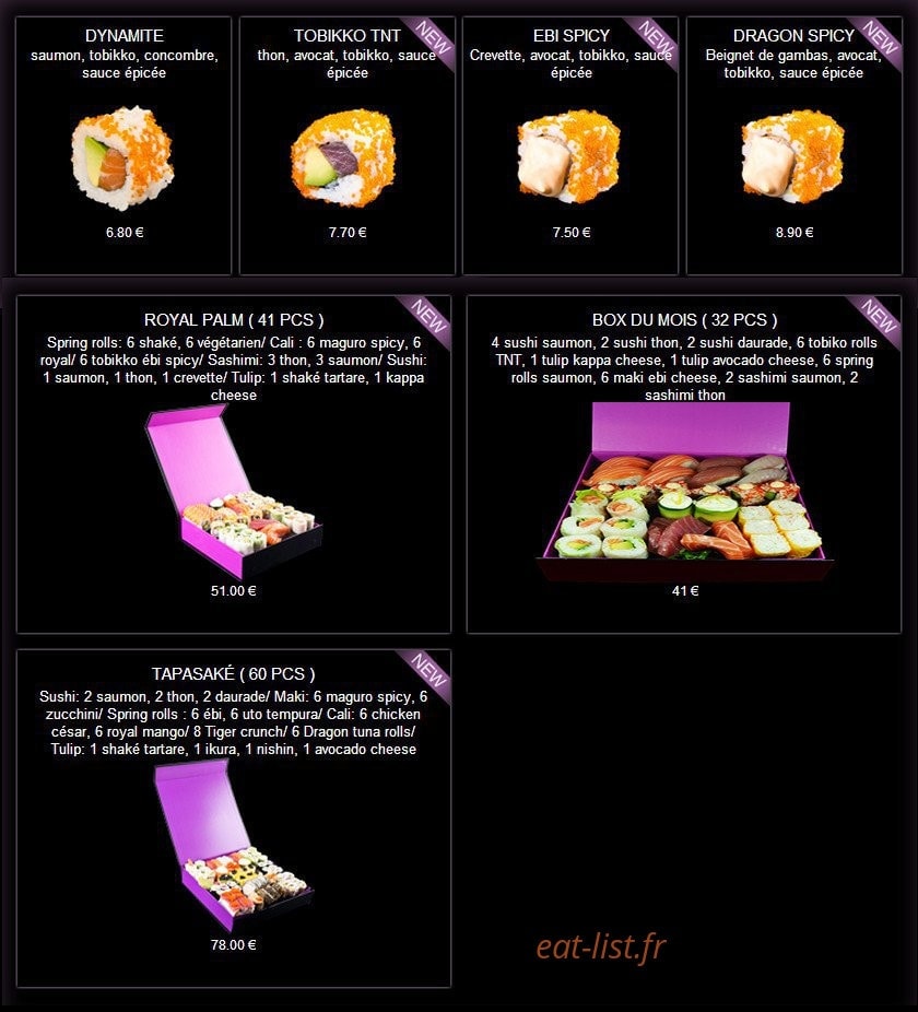Enjoy Sushi — carte page 12