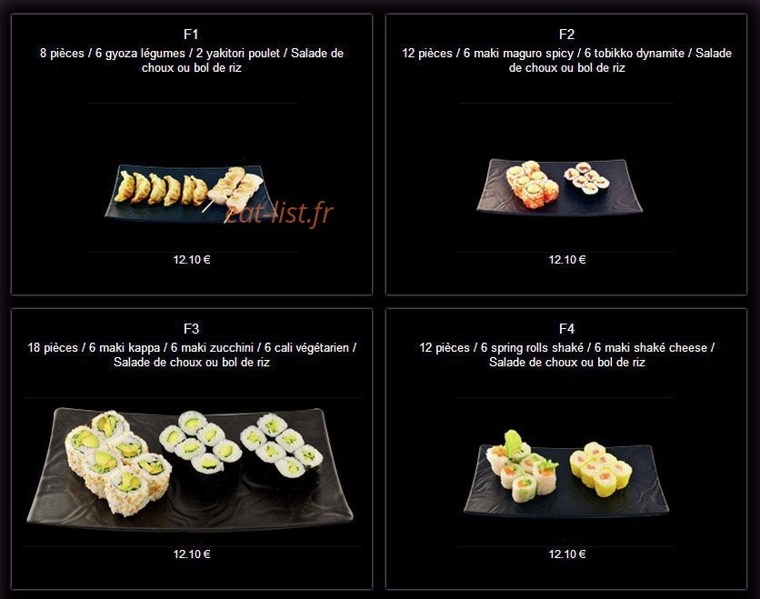 Enjoy Sushi — carte page 24