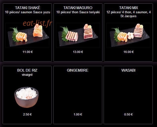 Enjoy Sushi — carte page 18