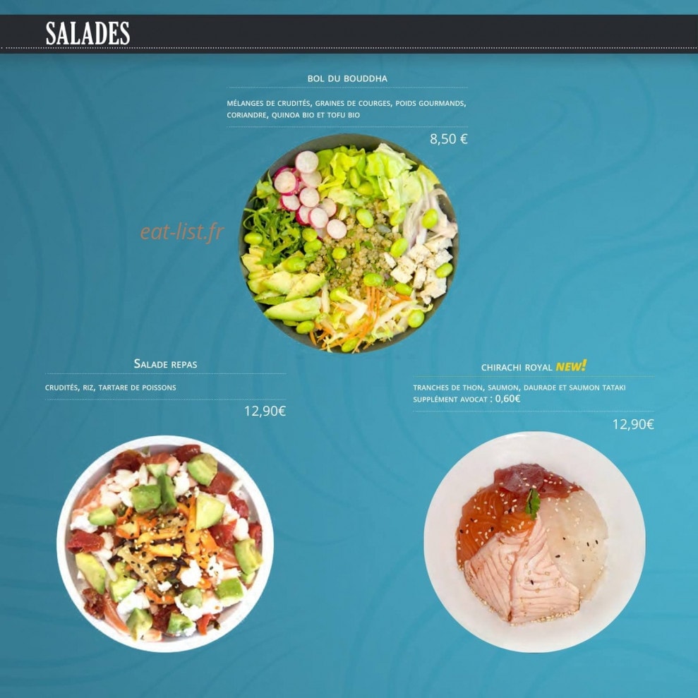 La Maison Des Sushis — carte page 8
