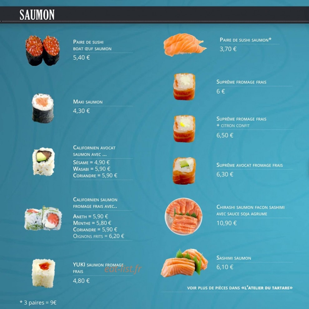 La Maison Des Sushis — carte page 14