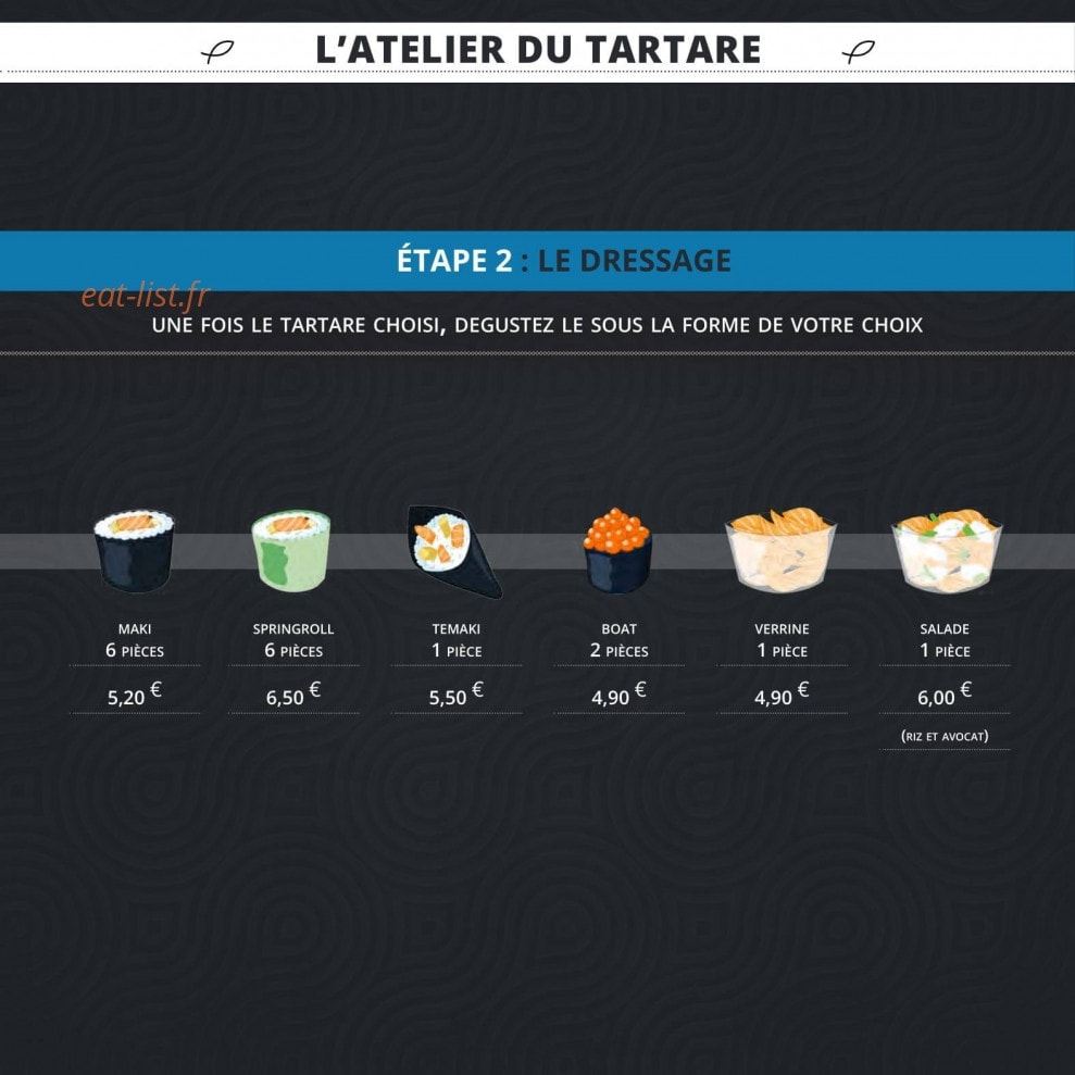 La Maison Des Sushis — carte page 13