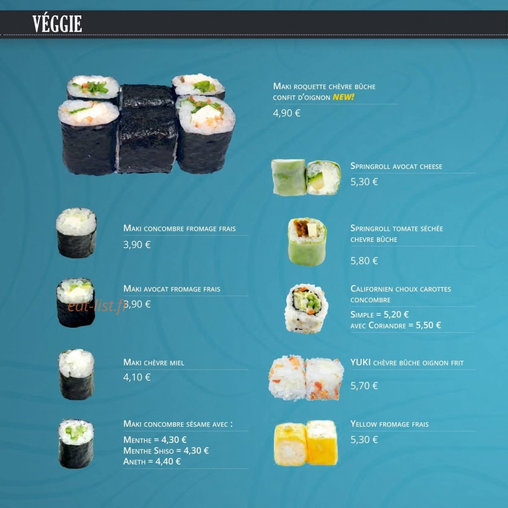 La Maison Des Sushis — carte page 18