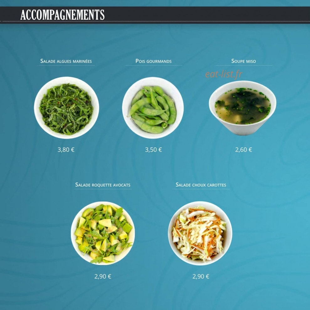 La Maison Des Sushis — carte page 10