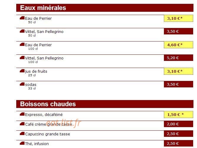 La terrasse — carte page 8