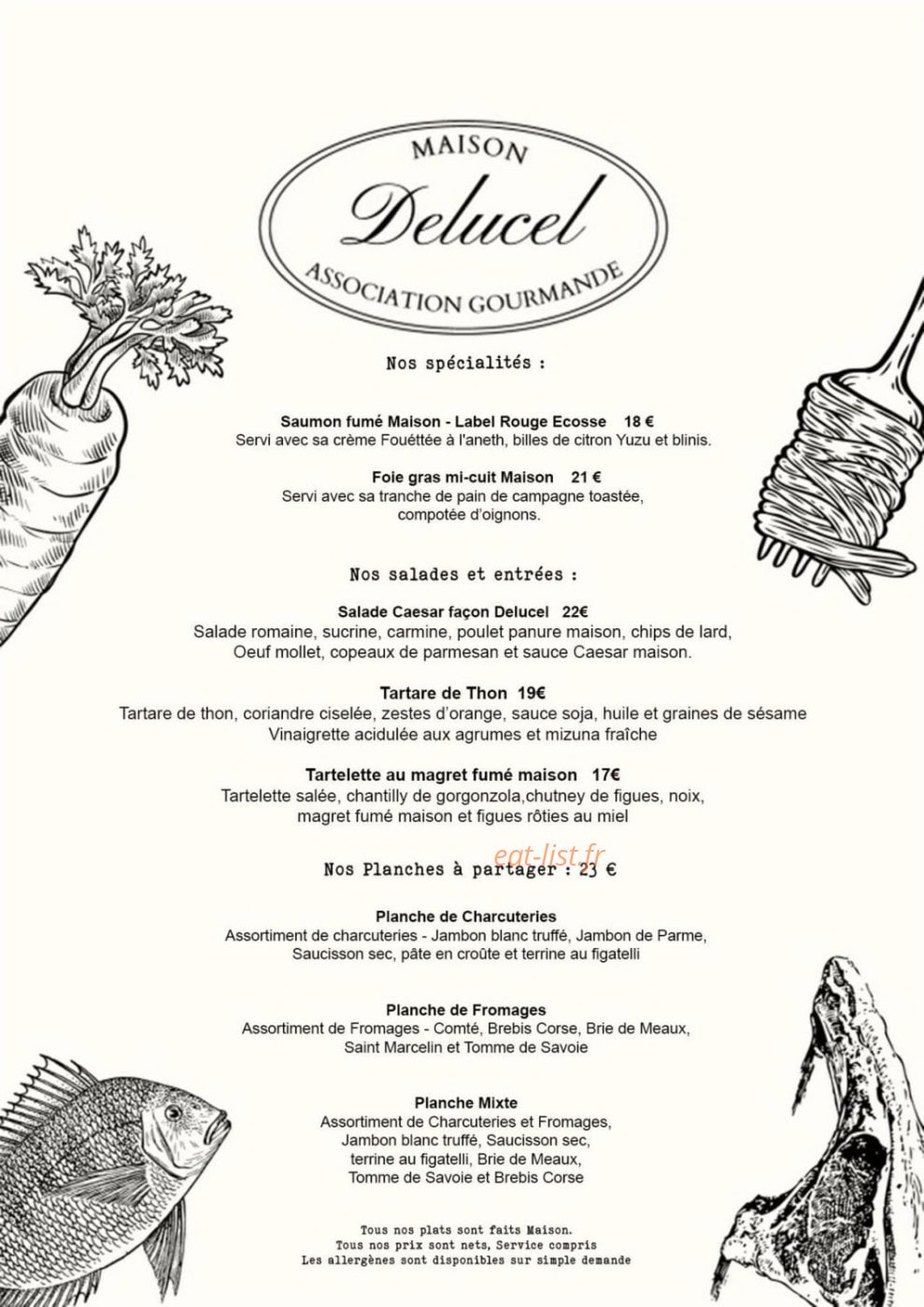 Maison Delucel — carte page 2