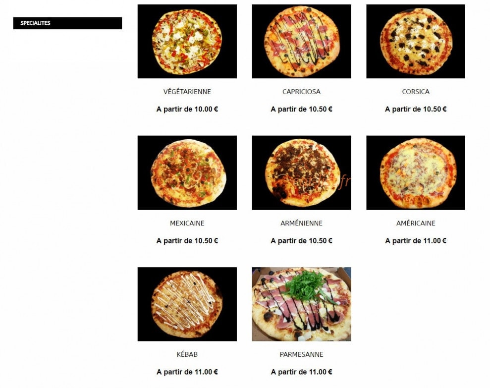 Pizze&Cook — carte page 2