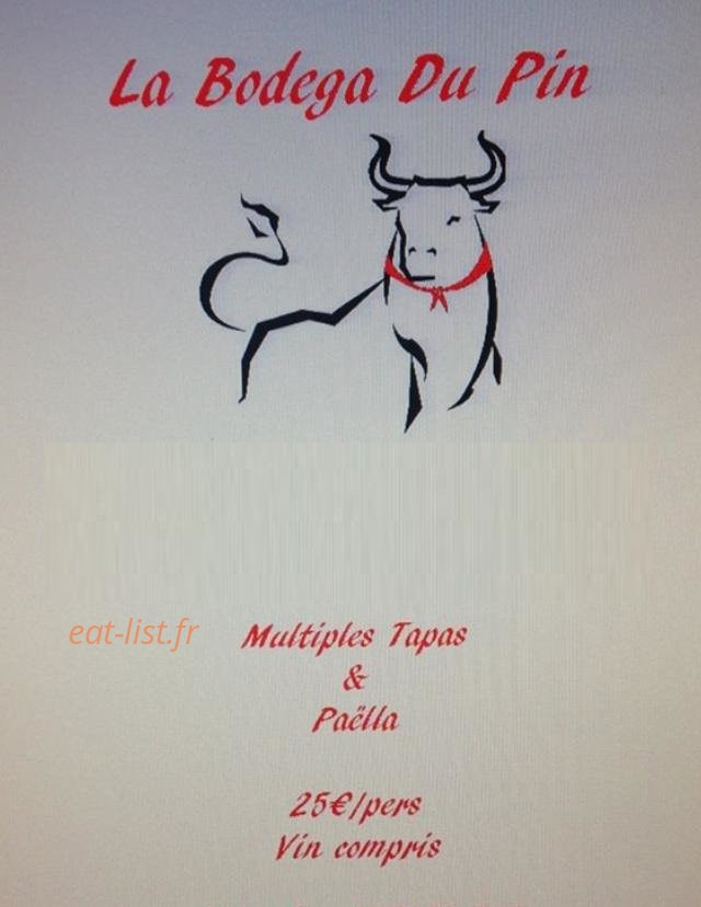 Restaurant Du Pin — carte page 1