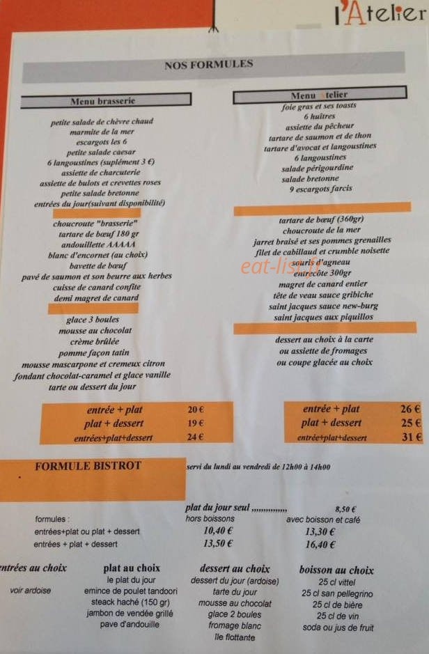 L'Atelier — carte page 5