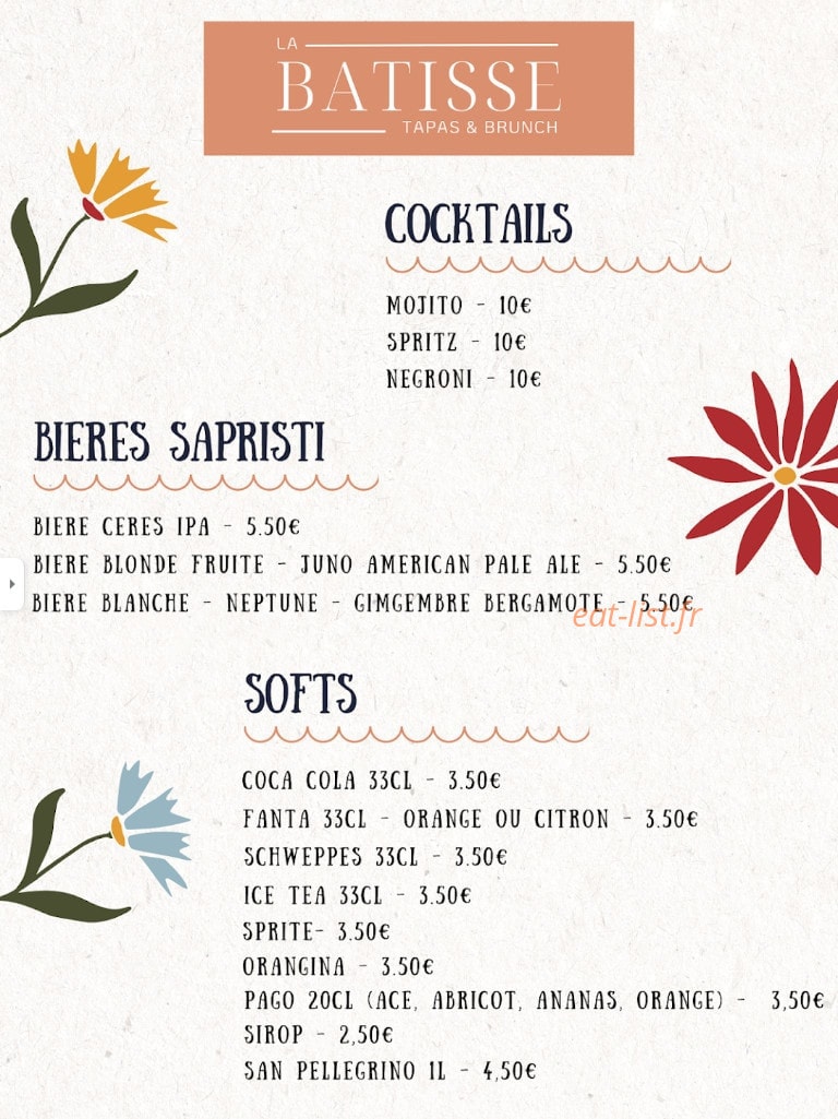 La Bâtisse — carte page 3