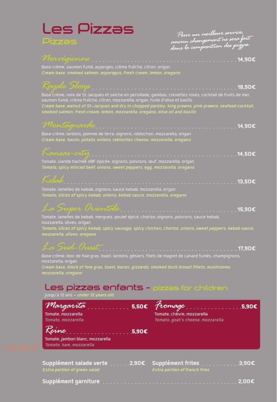 Le Sloop — carte page 11