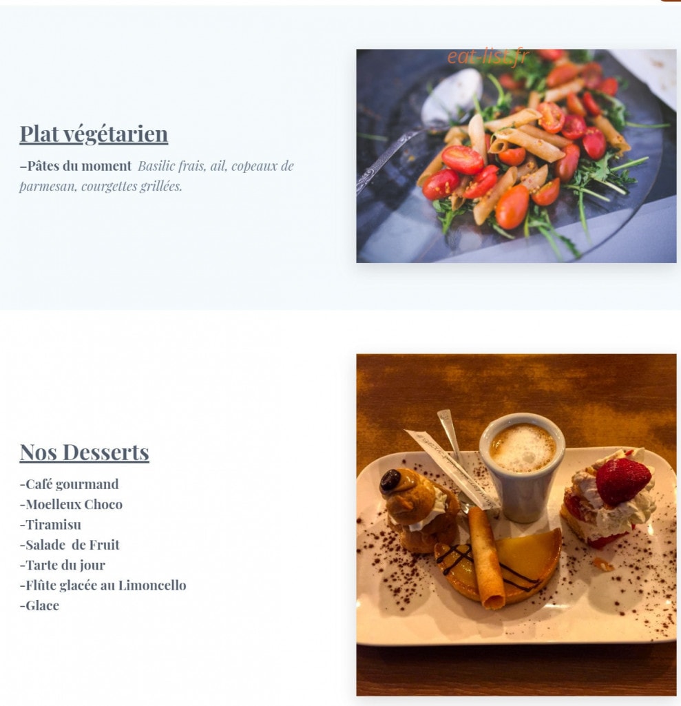 Coté braise — carte page 4