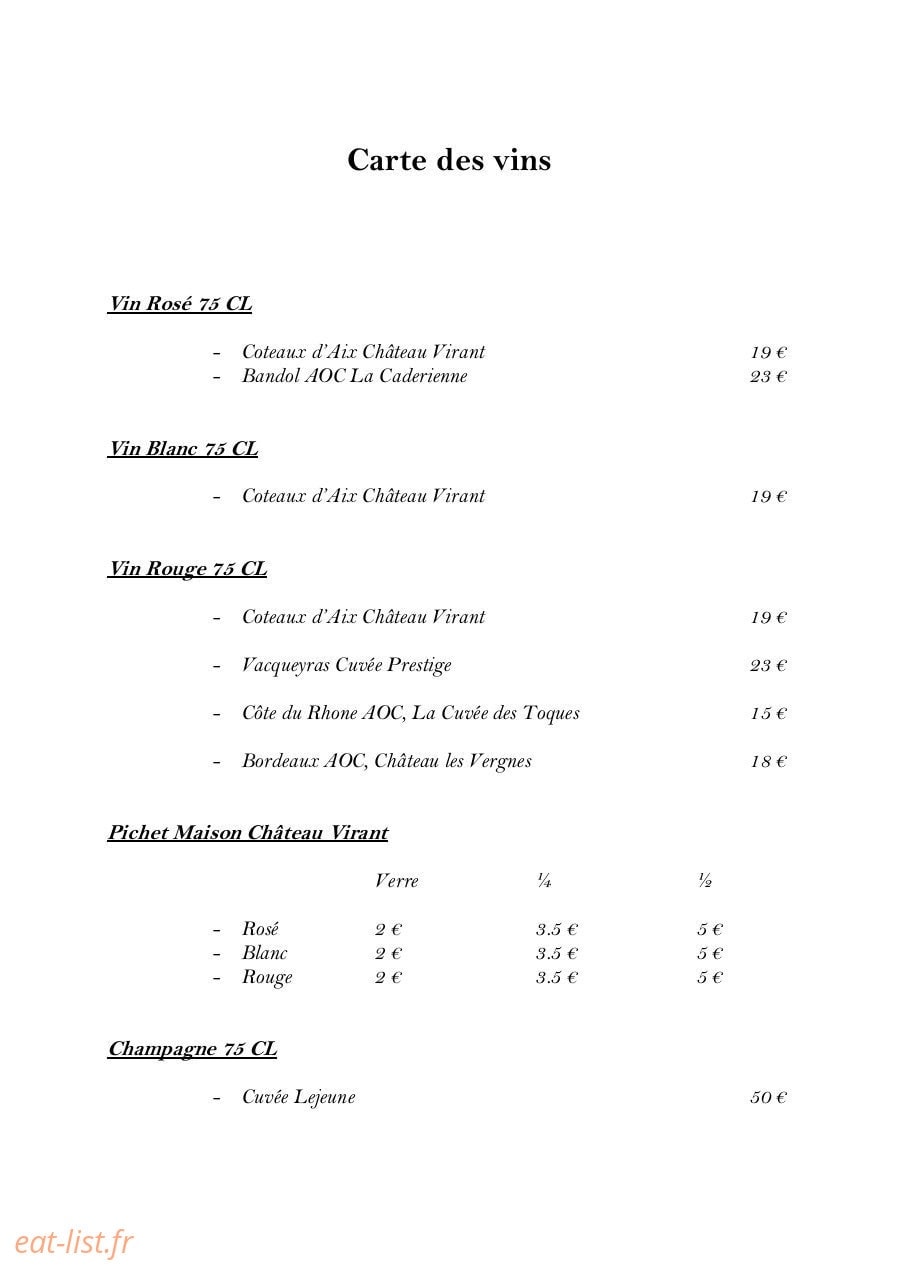 Le Mas des Lilas — carte page 8