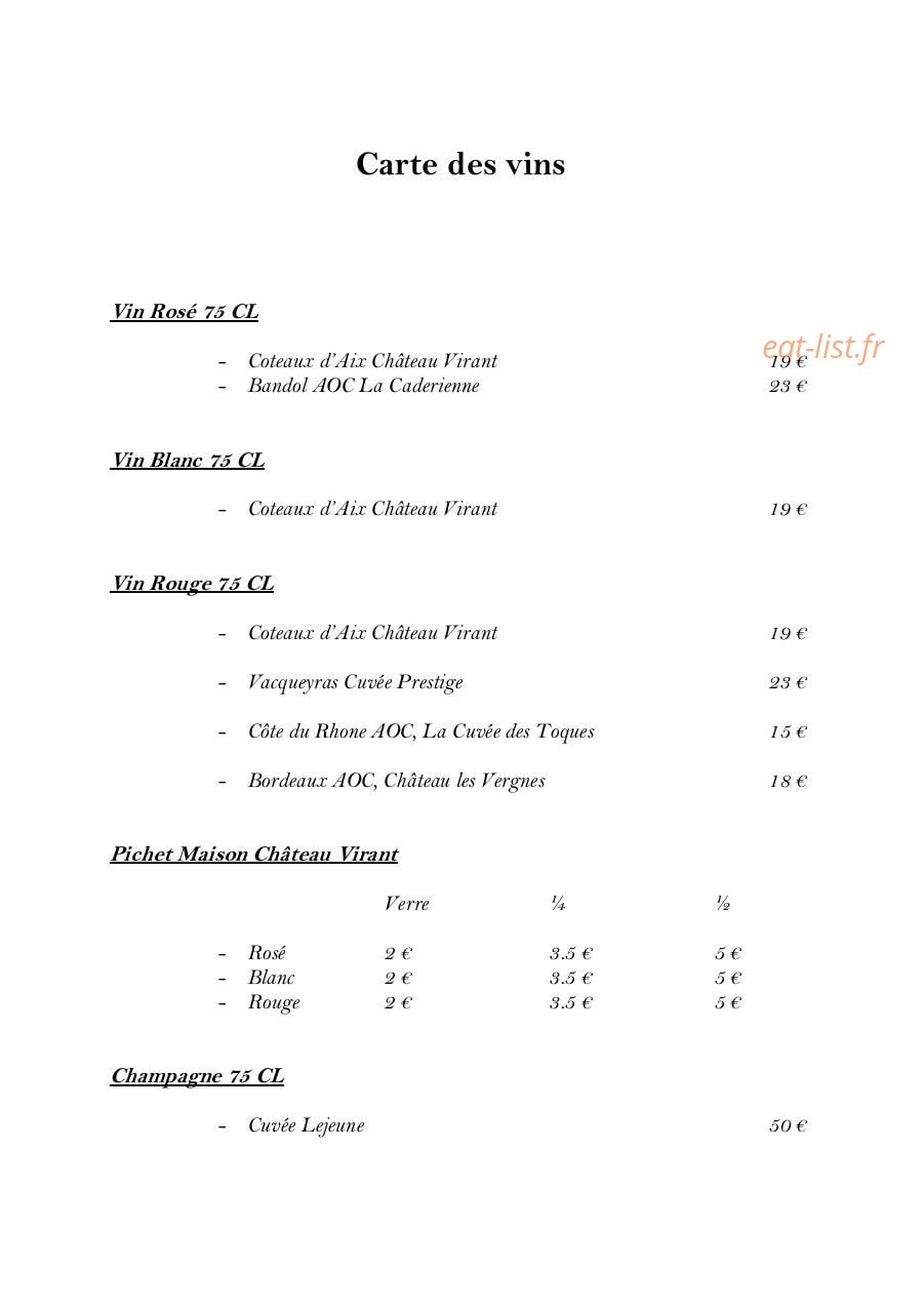 Le Mas des Lilas — carte page 9