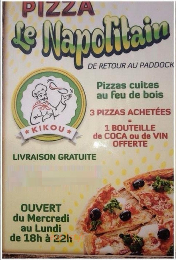 Le napolitain — carte page 1