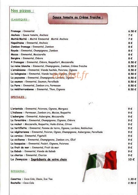 Pizza Mamma — carte page 2