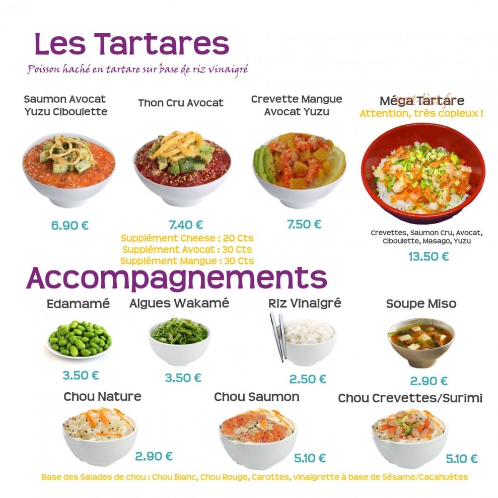 Frenchy Sushi — carte page 13