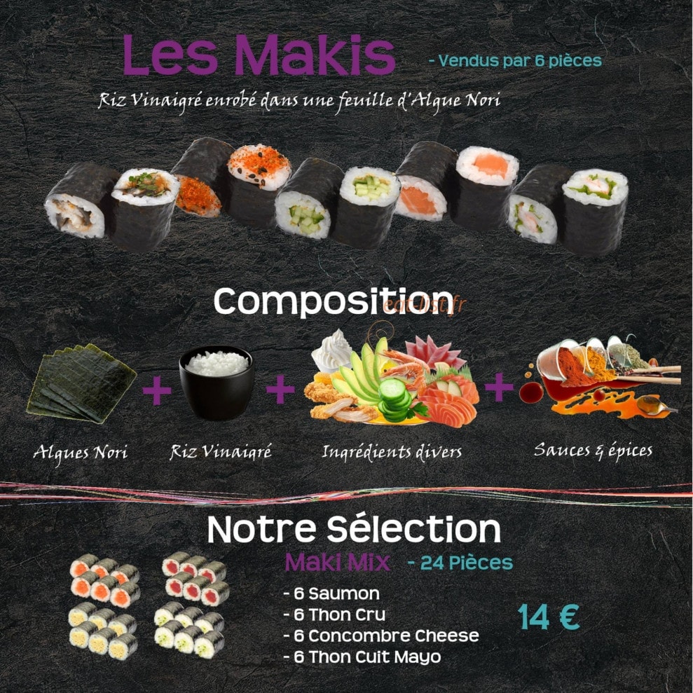 Frenchy Sushi — carte page 5