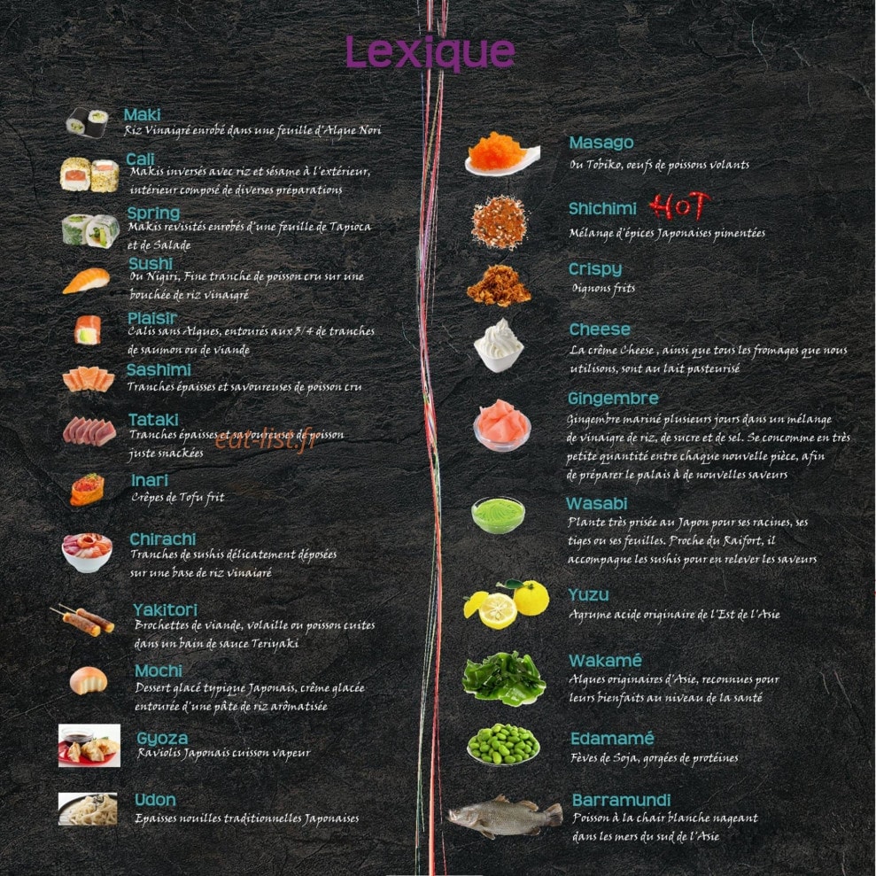 Frenchy Sushi — carte page 3