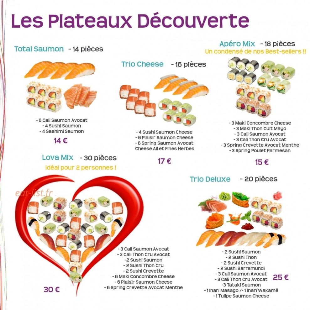 Frenchy Sushi — carte page 4