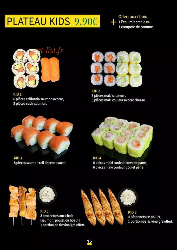 LS Sushi — carte page 12