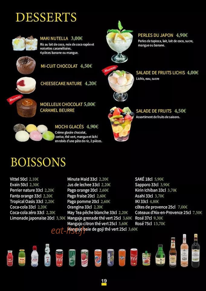 LS Sushi — carte page 13