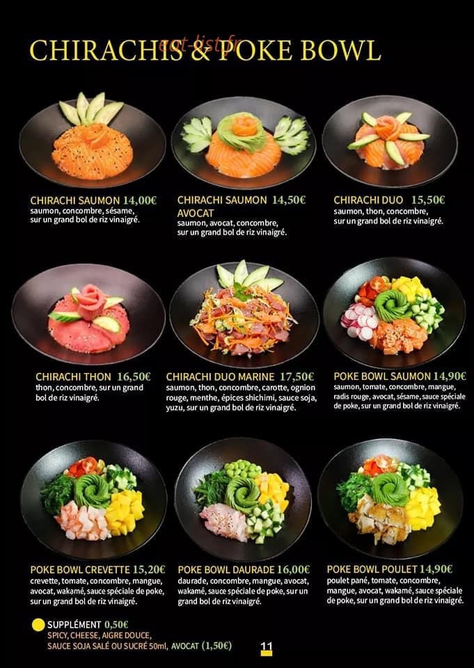 LS Sushi — carte page 2