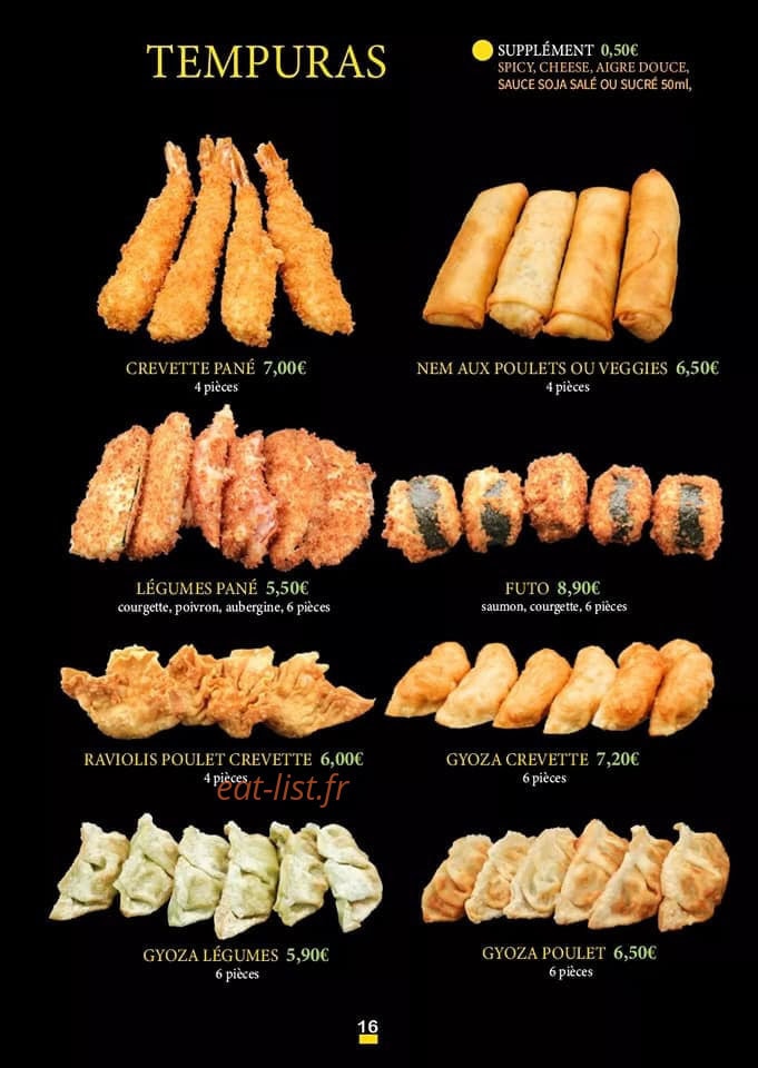 LS Sushi — carte page 5