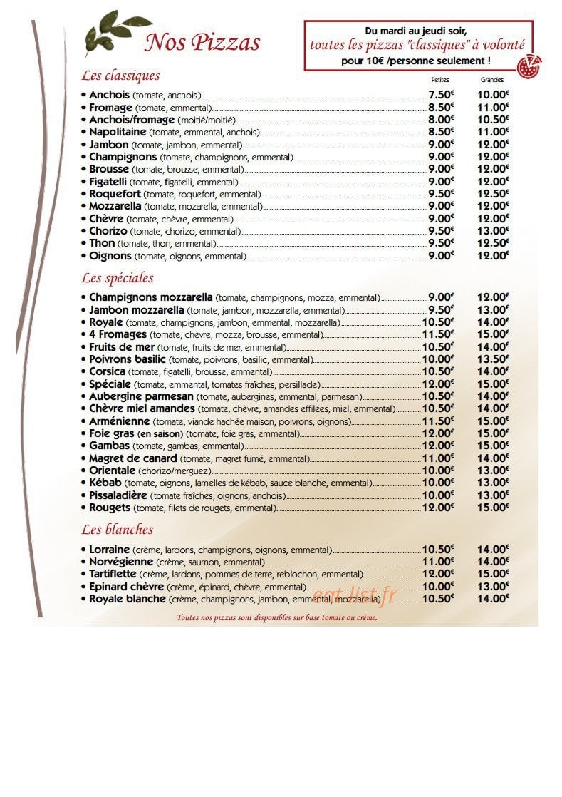 Mama Corsica — carte page 4